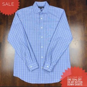 Banana republic blue classic fit button down
